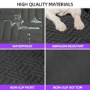 TKYZ Dog Seat Cover and Bed for Trucks - Back Seat Extender and Hammock for F150, RAM1500, Silverado - Non-Inflatable Pet Mattress (Black)