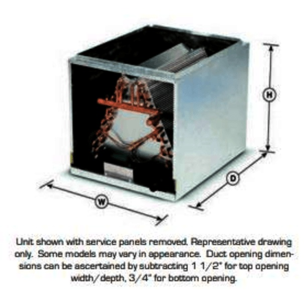 Aspen CC SERIES CASED UPFLOW/DOWNFLOW COILS