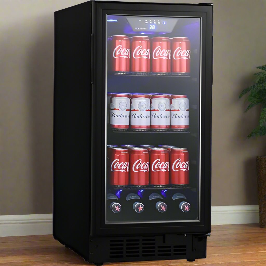 EdgeStar 15 inch, 80-Can Capacity (5.2-cu ft) Residential Beverage Center