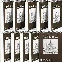 Harloon 10 Pack Sketch Book, 1000 Sheets Top Spiral Bound Drawing Sketch Pad,100 Sheets Each (68lb/110gsm) Acid Free