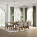 National Brand - Carmel Valley Dining Table and 8 Chairs