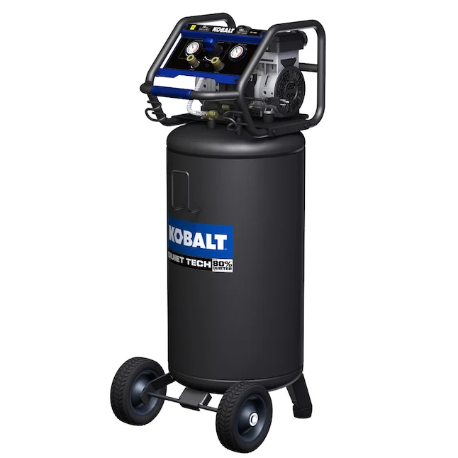 Kobalt QUIET TECH 26-Gallon Portable Electric 150 psi Vertical Air Compressor