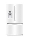 Winia WRFS26DWCE French Door Non-Dispenser Refrigerator, 26.1 Cu.Ft, White