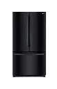 Winia WRFS26ABBD French Door Non-Dispenser Refrigerator, 26.1 Cu.Ft, Black