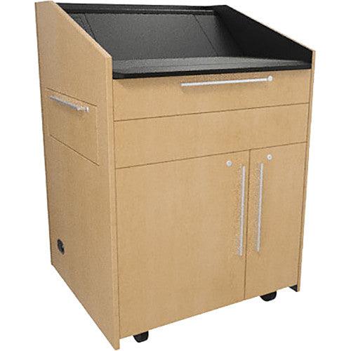 [MidAtlantic-656747311451] Middle Atlantic L5 Lectern Turret Top Sota Style, Thermolaminate, Native Maple