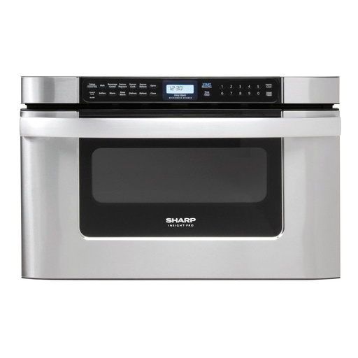 [Sharp-074000617773] Sharp 1.2 Cu. Ft. Stainless Built-in Microwave KB6524PS