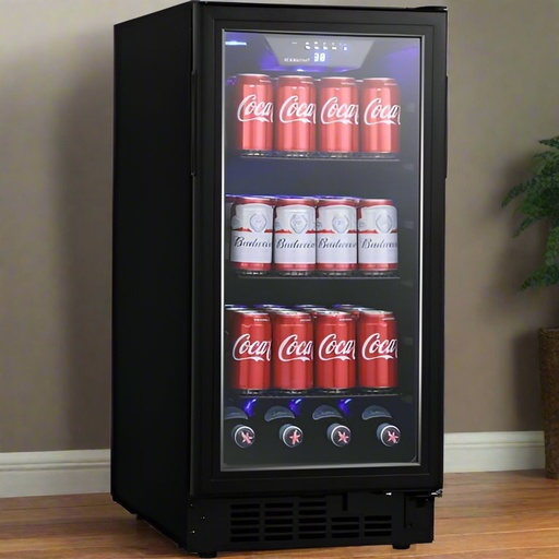 [Edgestar-BBR901BL] EdgeStar 15 inch, 80-Can Capacity (5.2-cu ft) Residential Beverage Center