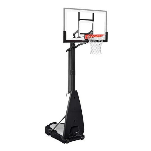 [Spalding-ult-Hybrid-54-Glass-Portable] [Damaged] Spalding Ultimate Hybrid 54'' Glass Portable Basketball Hoop
