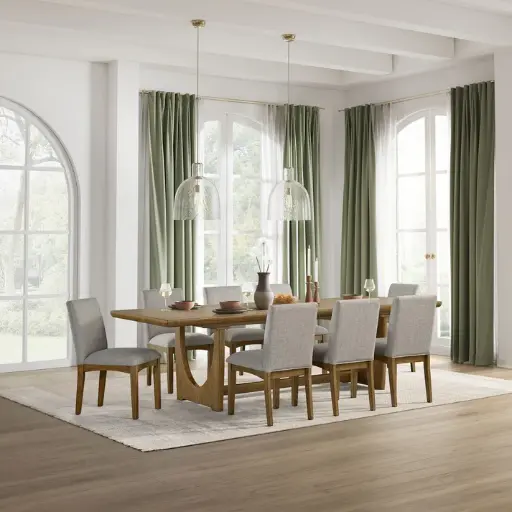 [CO 1812515] National Brand - Carmel Valley Dining Table and 8 Chairs
