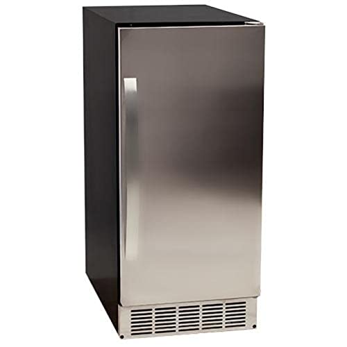[IB450SSP] EdgeStar IB450SSP 50 lb. 15 Inch Wide Undercounter Clear Ice Maker with Drain Pump