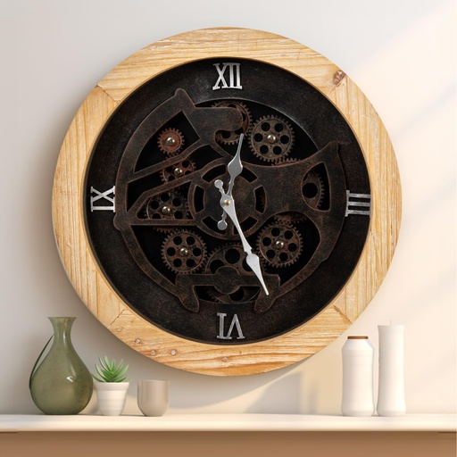 [Gear-Clock-B0CCRM6XMJ] 16 inch Large Wall Clocks with Moving Gears