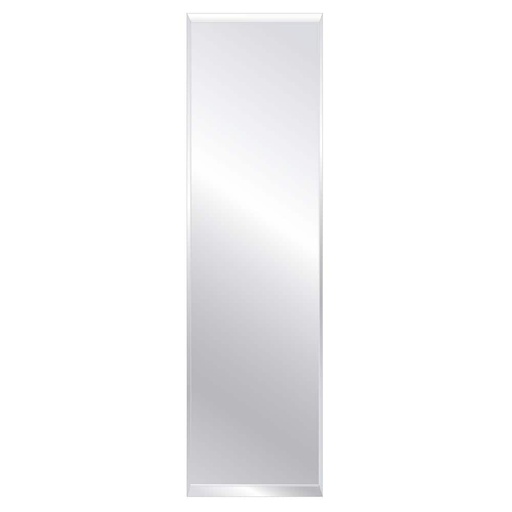 [Glacier-Bay-795173001311] 18 in. W x 68 in. H Frameless Rectangular Beveled Edge Bathroom Vanity Mirror in Silver
